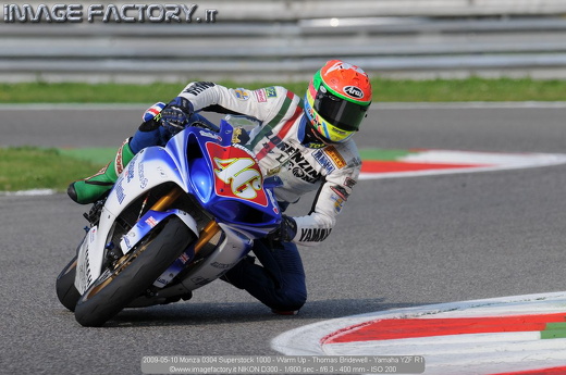 2009-05-10 Monza 0304 Superstock 1000 - Warm Up - Thomas Bridewell - Yamaha YZF R1